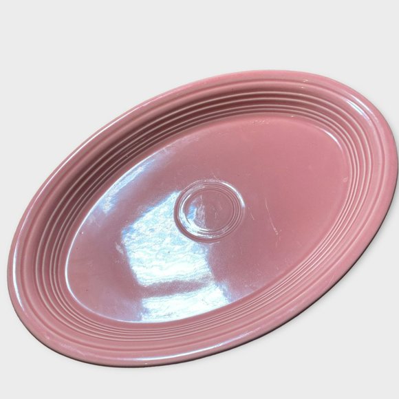Fiestaware Dining Fiesta Ware Large Oval Pink Serving Platter
